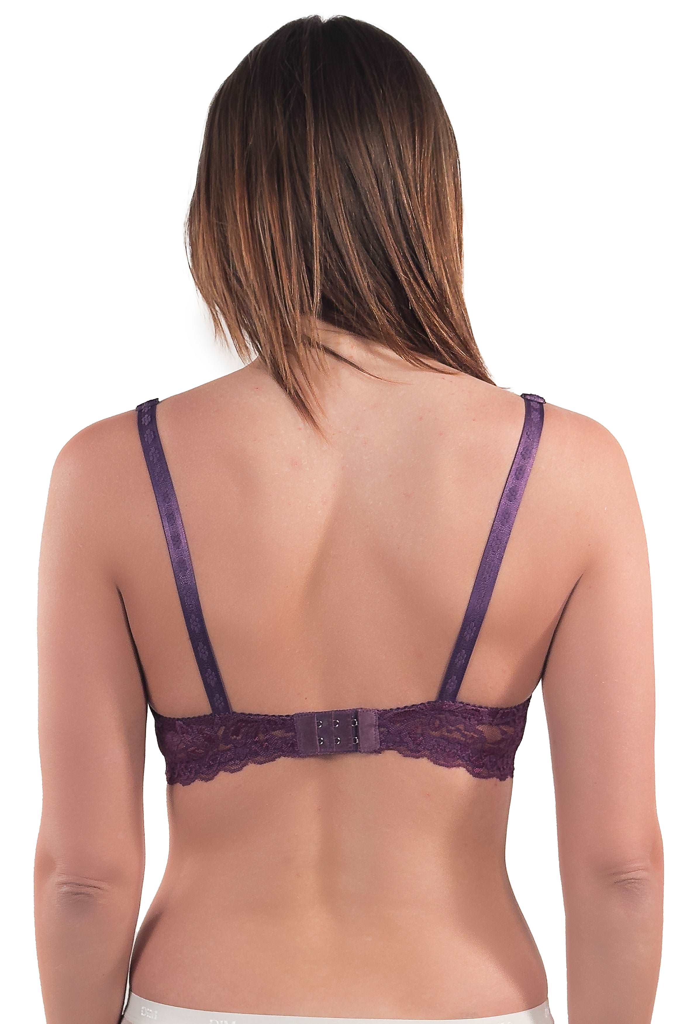 Shade Purple Lace Full-Coverage Bra